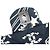Borsa a tracolla Chanel in cotone blu navy - vista 10