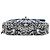 Borsa a tracolla Chanel in cotone blu navy - vista 5