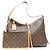 Borsa Tote Louis Vuitton Monogram Carryall NM MM Marrone