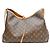Borsa Tote Louis Vuitton Monogram Carryall NM MM Marrone - vista 3