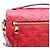 Borsa a tracolla Louis Vuitton Monogram Empreinte Pochette Metis Rosso Fuschia - vista 7