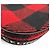 Céline CELINE 19696 Borsa a spalla Medium Ava Check Nero Rosso - vista 8