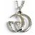 Collana con pendente Double G GUCCI Argento - vista 5