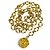 Cintura a catena Chanel Vintage 23 Coco Mark D'oro