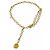 Cintura a catena Chanel Vintage 23 Coco Mark D'oro - vista 2
