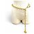 Cintura a catena Chanel Vintage 23 Coco Mark D'oro - vista 3