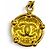 Cintura a catena Chanel Vintage 23 Coco Mark D'oro - vista 5