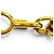 Cintura a catena Chanel Vintage 23 Coco Mark D'oro - vista 6
