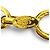 Cintura a catena Chanel Vintage 23 Coco Mark D'oro - vista 7