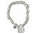 Bracciale con charm Tiffany & Co. 1837 Lock Argento