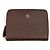 Cartera bi-fold de piel Chanel Castaño