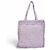 Borsa Tote Prada in crochet di rafia Porpora - vista 4