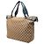 Borsa Satchel Gucci Beige GG Canvas Icon Bit - vista 2