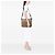 Borsa Satchel Gucci Beige GG Canvas Icon Bit - vista 6