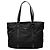 Prada Black Saffiano Trimmed Tessuto Tote