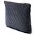 Clutch Chanel Black Large Quilted Lambskin O Case Nero - vista 2