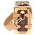 Louis Vuitton Brown Monogram Side Trunk PM Marrone - vista 4