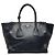 Double Borsa Prada Blue Glace Calf Twin Pocket con doppio manico Blu navy