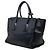 Double Borsa Prada Blue Glace Calf Twin Pocket con doppio manico Blu navy - vista 2