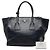 Double Borsa Prada Blue Glace Calf Twin Pocket con doppio manico Blu navy - vista 7