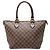 Louis Vuitton Brown Damier Ebene Saleya PM Marrone