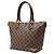 Louis Vuitton Brown Damier Ebene Saleya PM Marrone - vista 2