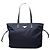 Prada Blue Saffiano Trimmed Tessuto Tote Blau Dunkelblau