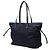 Prada Blue Saffiano Trimmed Tessuto Tote Blau Dunkelblau - Ansicht 2