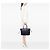 Prada Blue Saffiano Trimmed Tessuto Tote Blau Dunkelblau - Ansicht 6