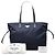 Prada Blue Saffiano Trimmed Tessuto Tote Blau Dunkelblau - Ansicht 7
