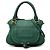 Sac Satchel Marcie Chloé en cuir vert taille Medium