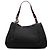 Borsa a tracolla Fendi in tela Zucchino nera Nero