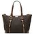 Céline Bolso Tote Celine Brown Macadam Canvas Castaño Marrón oscuro