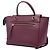 Belt Bag Céline Bolso cinturón Celine de piel de ternera micrograneada roja Burdeos - vista 2