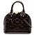 Louis Vuitton Purple Monogram Vernis Alma BB Púrpura