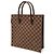 Louis Vuitton Brown Damier Ebene Venice Sac Plat Marrone - vista 2