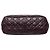 Borsa a tracolla Dior New Lock in pelle d'agnello Cannage viola Porpora - vista 3