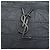 Custodia iPad Monogram in pelle embossed effetto coccodrillo nero Saint Laurent - vista 5