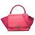 Céline Borsa Trapeze Celine Medium in vitello e camoscio rosa