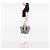 Céline Celine Gray Medium Felt Phantom Luggage Tote Castaño Gris - vista 6