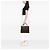 Bamboo Borsa a mano Gucci in nylon GG marrone con bambù Marrone scuro - vista 7