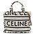 Céline Celine Beige Small Canvas Cabas Thais Satchel