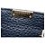 Borsa Satchel Clifton Burberry in pelle grana blu Medium Blu navy - vista 5