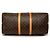 Louis Vuitton Brown Monogram Keepall Bandouliere 55 Marrone - vista 3