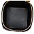 Saint Laurent Mini Borsa Cube Cassandre On Chain in pelle di agnello nera Nero - vista 4