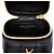 Saint Laurent Mini Borsa Cube Cassandre On Chain in pelle di agnello nera Nero - vista 5