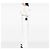 Saint Laurent Mini Borsa Cube Cassandre On Chain in pelle di agnello nera Nero - vista 6