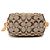 Borsa Coach Beige Canvas Signature Sufflette - vista 3