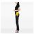 Pouch con coulisse Prada in Tessuto giallo - vista 6