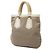 Borsa Prada in tela Canapa marrone con borchie, manici in corda e logo Marrone chiaro - vista 2